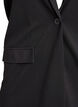 Sleeveless blazer vest with classic lapels, Black, Packshot image number 2