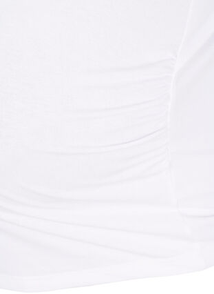 Basic maternity blouse with long sleeves, White, Packshot image number 3