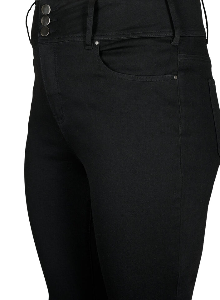 Super slim Bea jeans with extra high waist, Black, Packshot image number 2