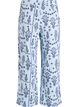 Loose trousers in cotton muslin with polka dots, Light Blue, Packshot image number 1