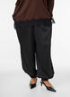 Satin-look balloon trousers, Black, Model image number 2