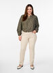 Slim fit Emily jeans with regular waist, Beige, Model image number 0
