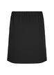 Short skirt with elasticated waist at the back, Black, Packshot image number 1