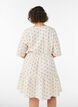 Printed cotton dress with an elasticated waist, Beige, Model image number 2