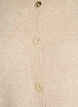 Cardigan in soft knit with gold-coloured buttons, Beige, Packshot image number 2
