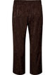 Loose trousers with paisley pattern and high waist, Brown, Packshot image number 1