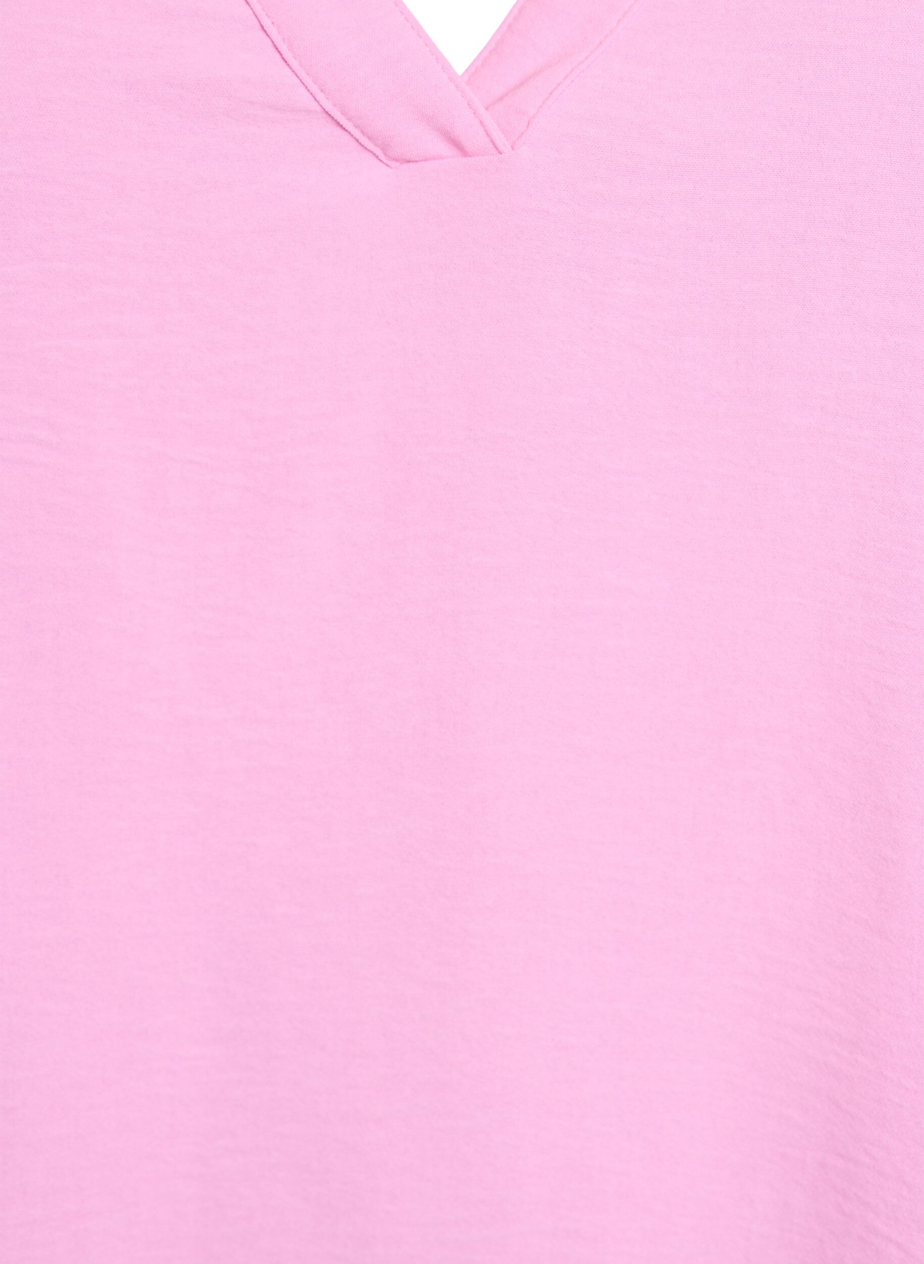 ZizzifashionSleeveless top with wrinkle details, Pink, Packshot image number 2