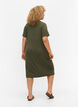 Viscose rib midi dress with short sleeves, Thyme, Model image number 1