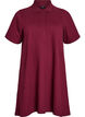 Short A-line polo dress, Dark Bordeaux, Packshot image number 0