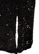 Midi skirt with sequins and slits, Black, Packshot image number 3