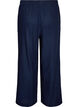Wide-leg linen and viscose trousers, Blue, Packshot image number 1