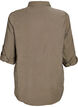 FLASH - Shirt with collar and roll-up sleeves, Green, Packshot image number 1