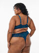 Lace thong, Blue, Model image number 1