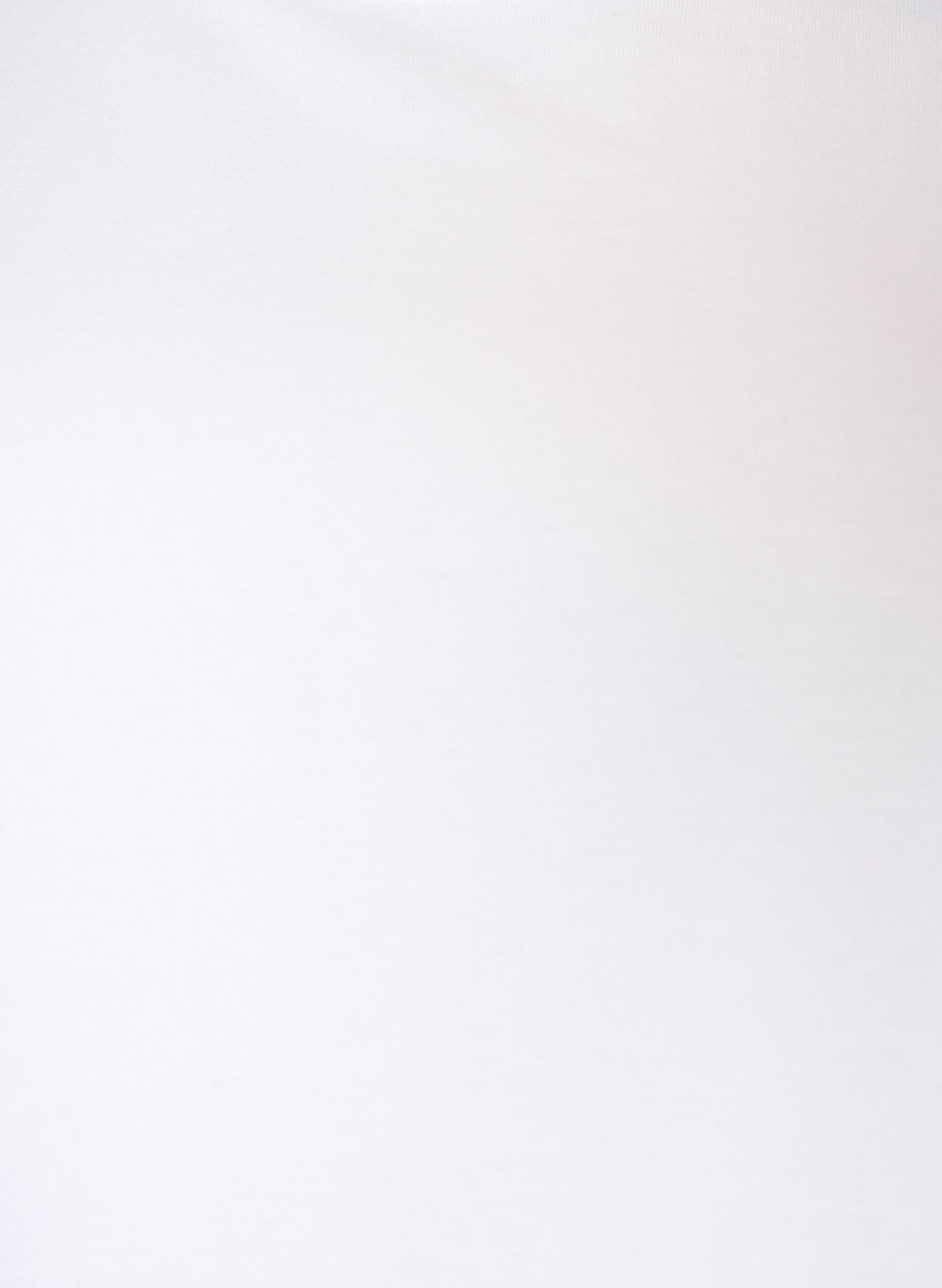 ZizzifashionBoxy cotton T-shirt, White, Packshot image number 2