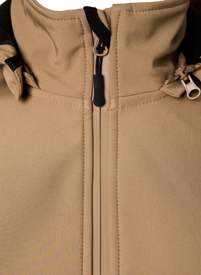 Softshell jacket with detachable hood, Amphora, Packshot image number 2