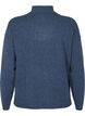 Knitted wool blouse with high neck, Bering Sea Mel., Packshot image number 1