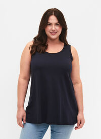 Cotton top with a-shape, Night Sky SOLID, Model