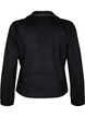 Faux suede biker jacket with studs, Black, Packshot image number 1