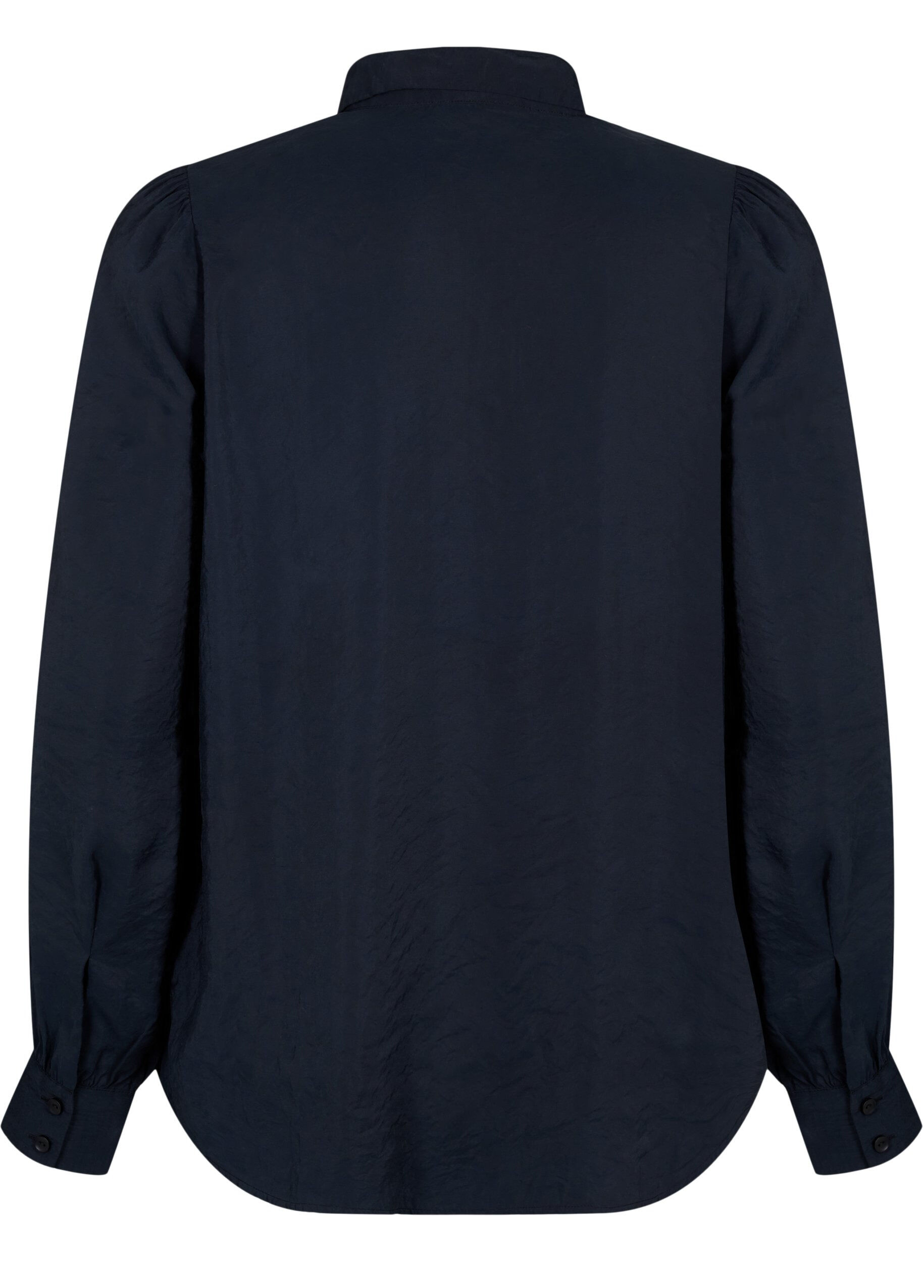 Zizzifashion Long-sleeved shirt in TENCEL&trade; Modal, Black, Packshot image number 1