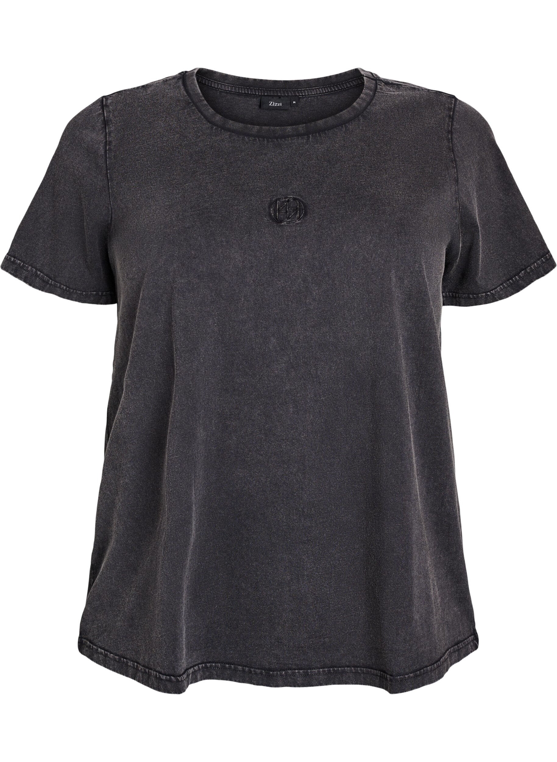 T-shirt in organic cotton with a washed look