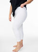 Basic 3/4 leggings in viscose, White, Model image number 0