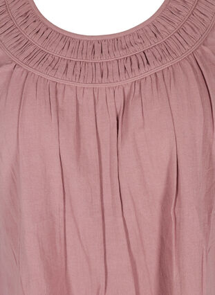 Sleeveless cotton top with an A-line cut, Wistful Mauve, Packshot image number 2