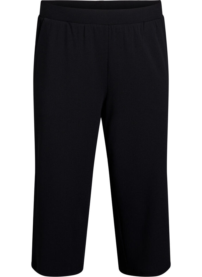 High-waisted knickers with a loose fit, Black, Packshot image number 0