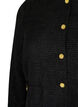 Boucle jacket with pockets and decorative buttons, Black, Packshot image number 2