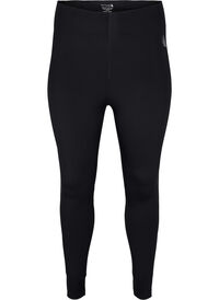 Cropped exercise tights with pocket