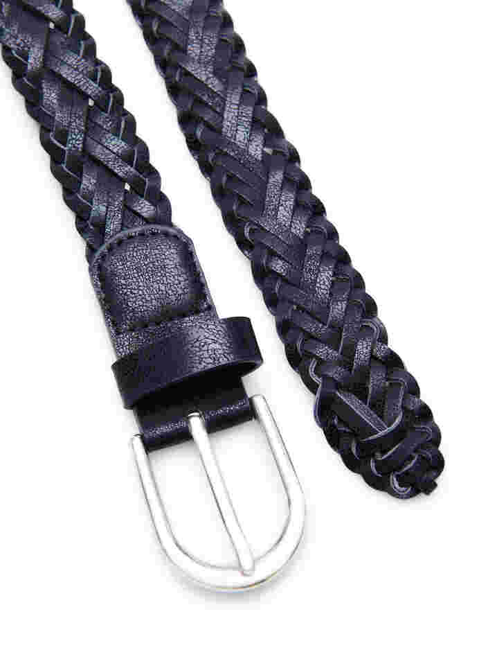 Braided belt, Black, Packshot image number 1