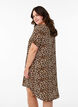 Dress with print and short sleeves, Brown, Model image number 2