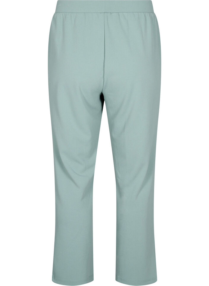 Straight fit trousers, Green, Packshot image number 1