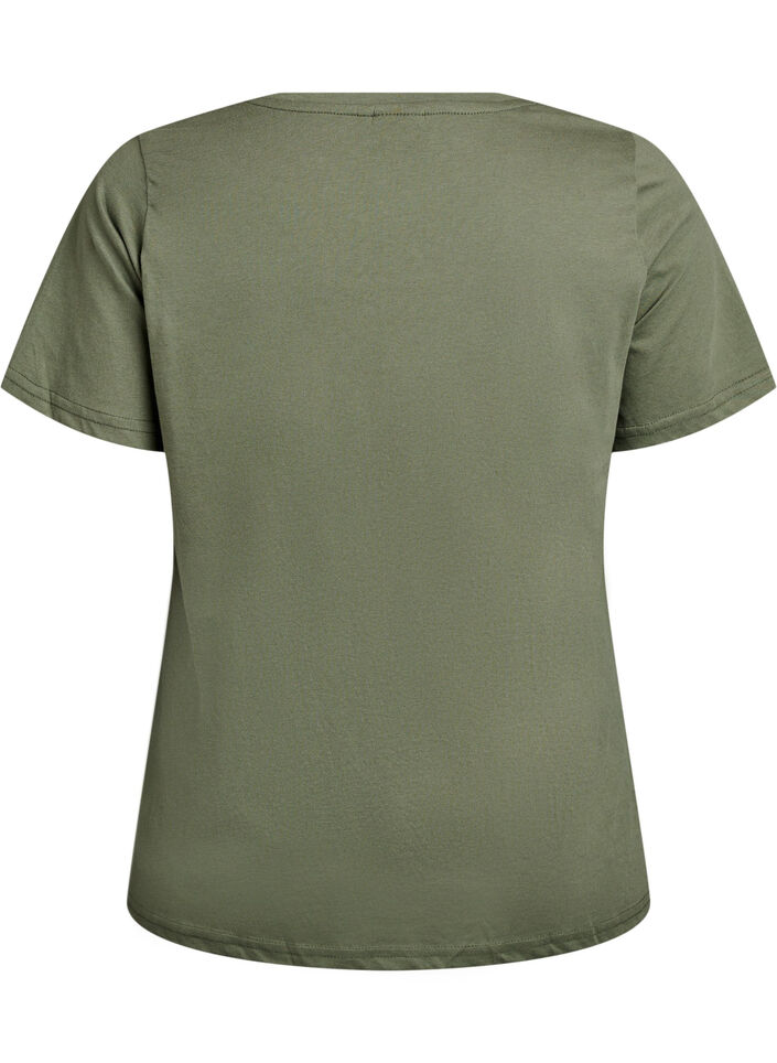 FLASH - T-shirt with motif, Green, Packshot image number 1