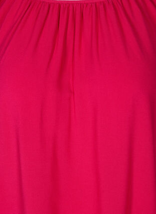 Long-sleeved viscose blouse, Cerise, Packshot image number 2