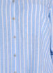 Shirt in linen and viscose with 3/4 sleeves, Light Blue, Packshot image number 2