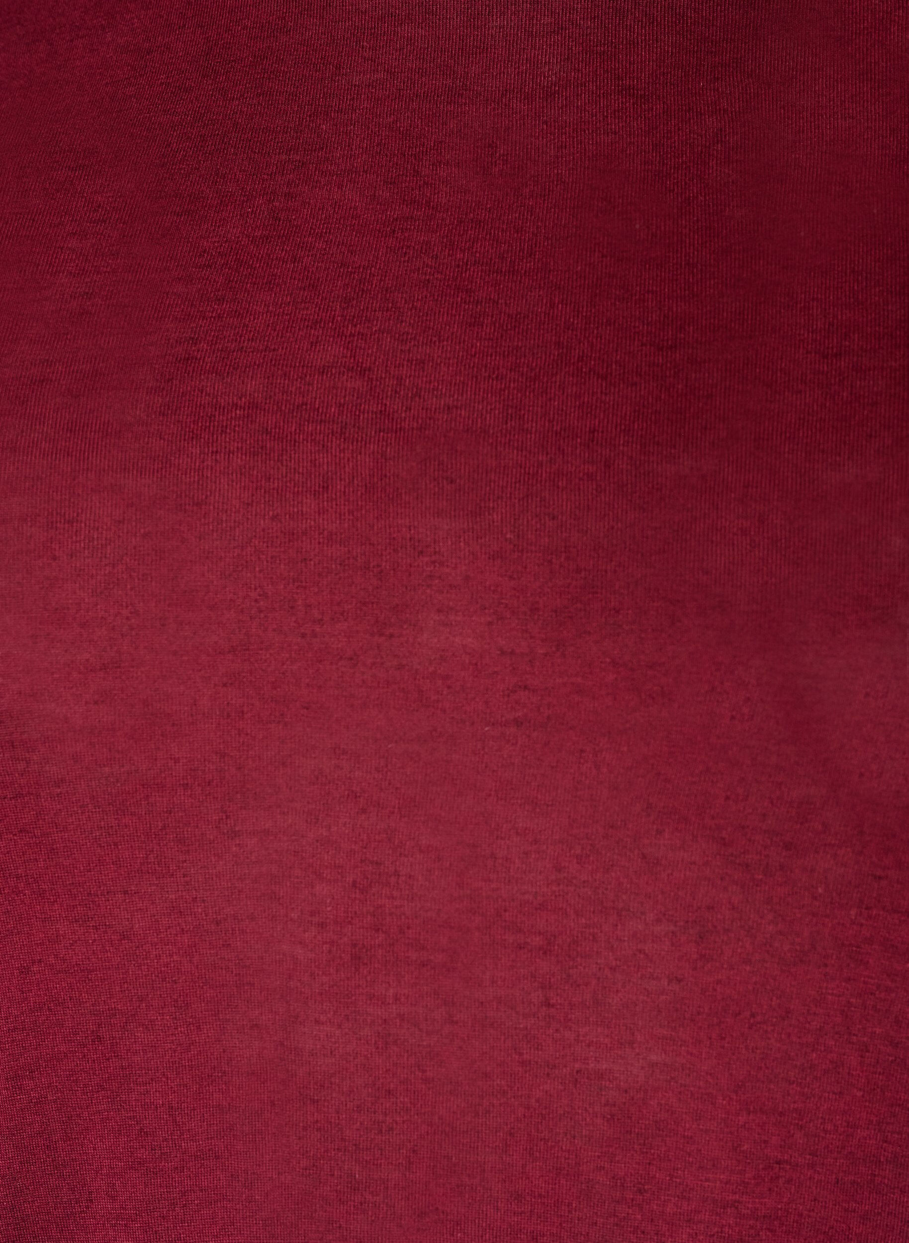 ZizzifashionLong-sleeved blouse in wool and viscose, Red, Packshot image number 2
