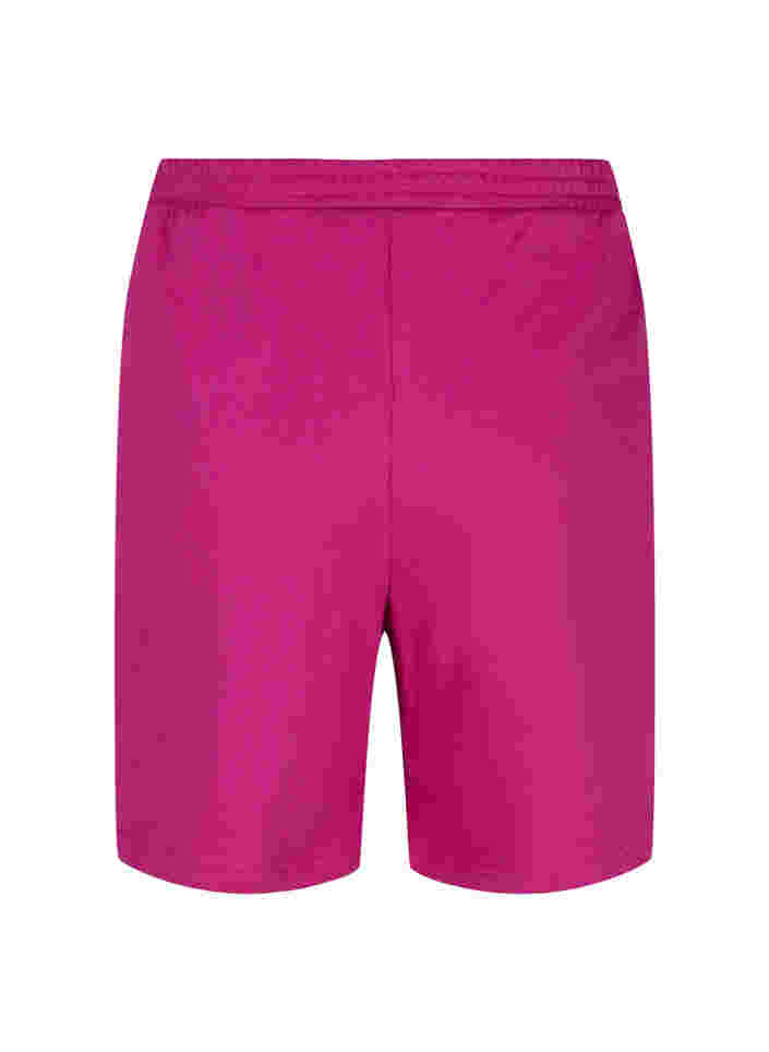 Sweat shorts with text print, Festival Fuchsia, Packshot image number 1
