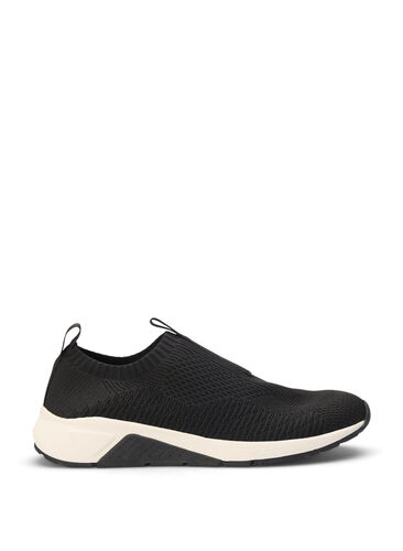 Wide fit slip-on sneaker, Black, Packshot image number 0