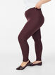 Basic leggings in viscose, Dark Bordeaux, Model image number 0