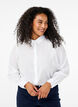 Shirt with a striped texture, White, Model image number 0