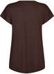 Long training t-shirt, Brown, Packshot image number 1