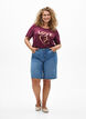 T-shirt with motif, Red, Model image number 1
