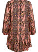 Short A-line dress with paisley print, Blue, Packshot image number 1