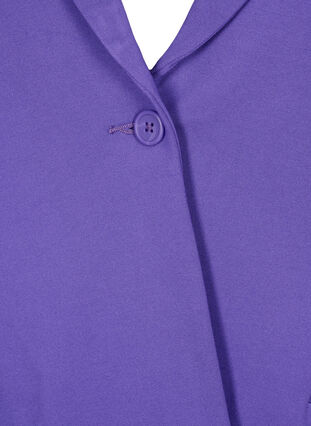 Simple blazer with button, Ultra Violet, Packshot image number 2