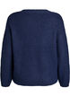 Knit cardigan with v-neck, Blue, Packshot image number 1