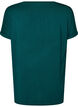Basic V-neck T-shirt in viscose, Green, Packshot image number 1