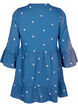 Soft cotton dress with embroidered flowers, Blue Horizon Daisy, Packshot image number 1