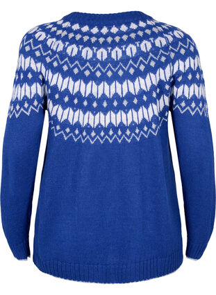 Patterned knit cardigan with wool, Surf the web, Packshot image number 1