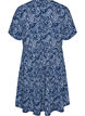 Patterned dress with panels, Blue, Packshot image number 1