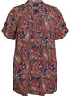 Tunic with short sleeves and paisley print, Blue, Packshot image number 0
